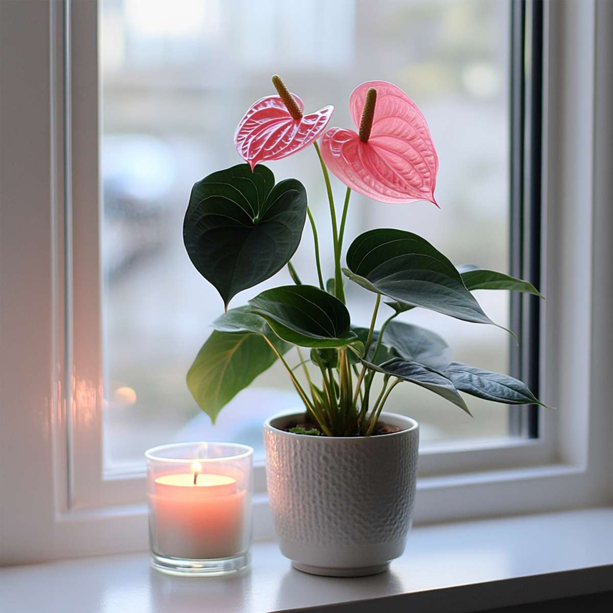 Langue de feu - Anthurium 'Sweet Dream' - Hauteur 35-45cm - ø12cm