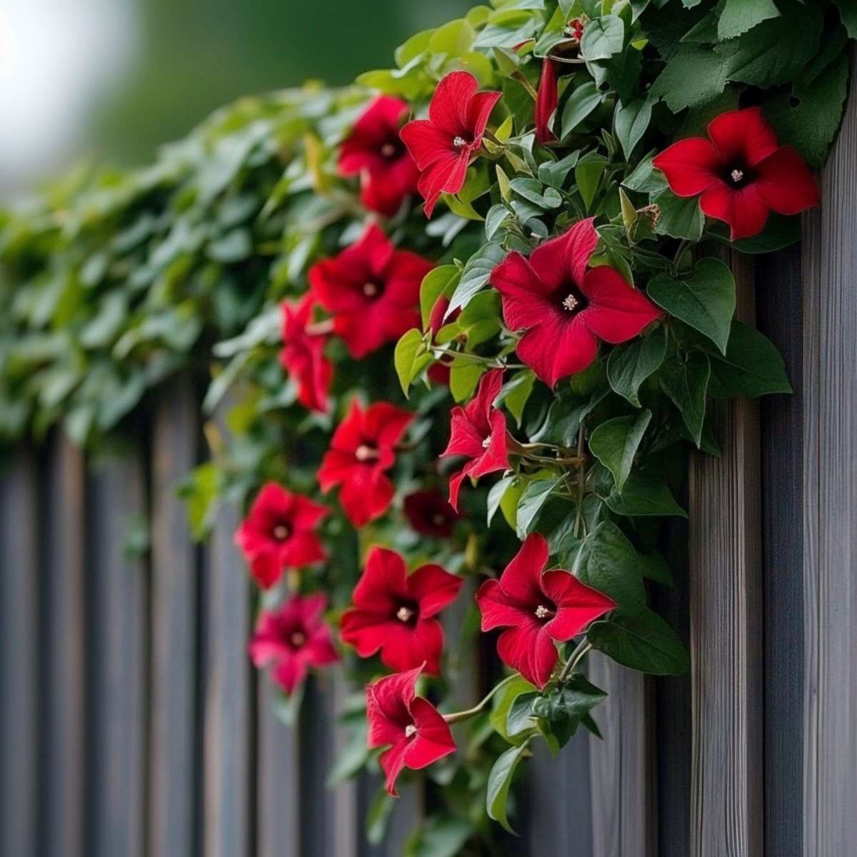 Rocktrumpet - Mandeville 'Rio Deep Red' - Height 60-70cm - ⌀17cm