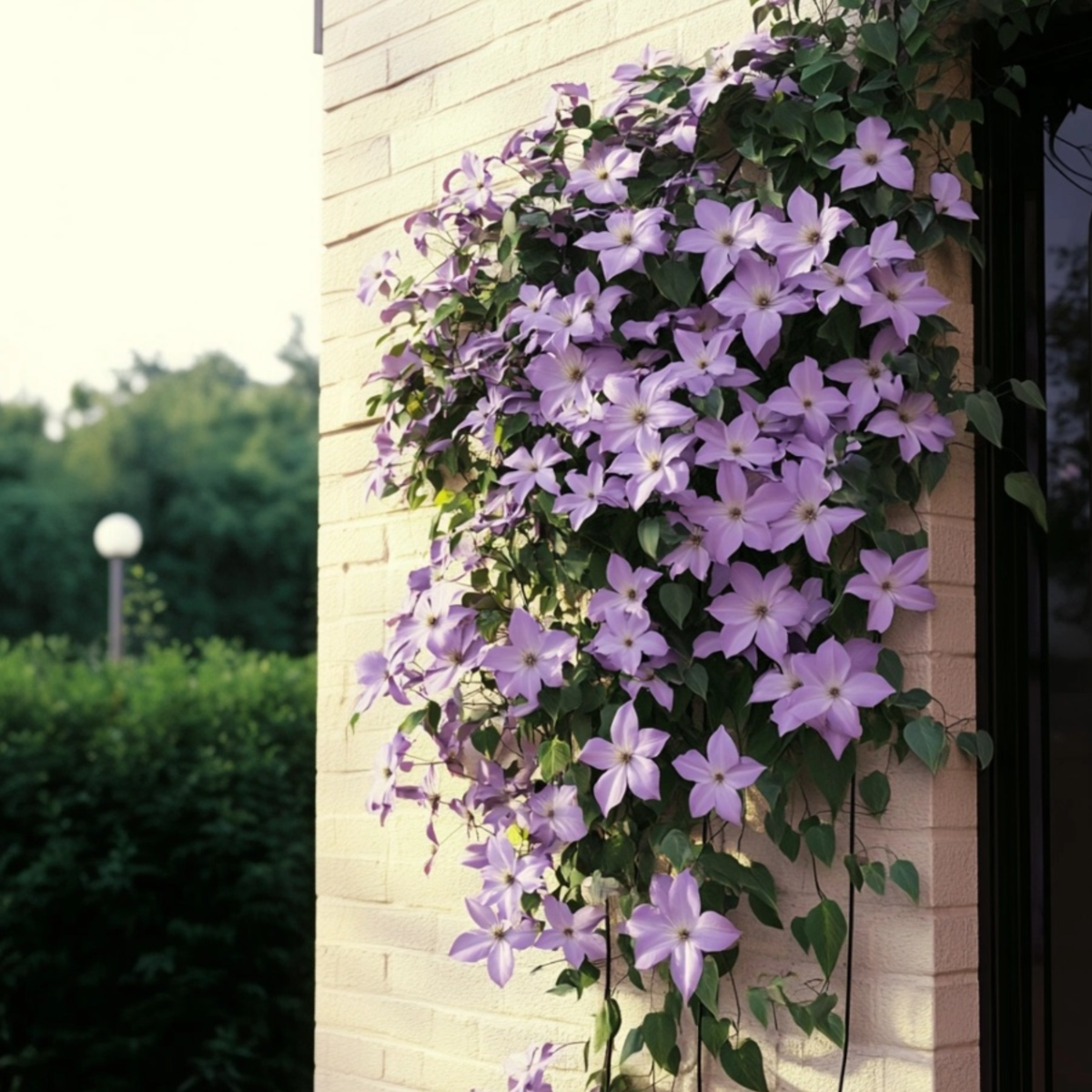 Clématite - Lot de 2 - Clematis 'Hagley Hybrid' - Hauteur 100-120cm - ⌀17cm