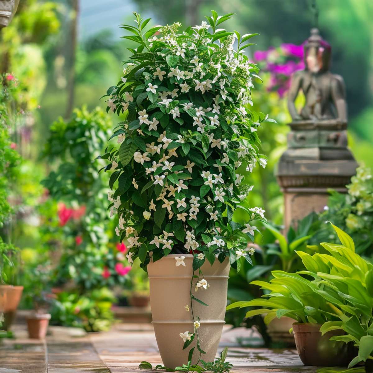 Winter Jasmine - 2 pcs. - Jasminum polyanthum - Height 60-70cm - ⌀17cm