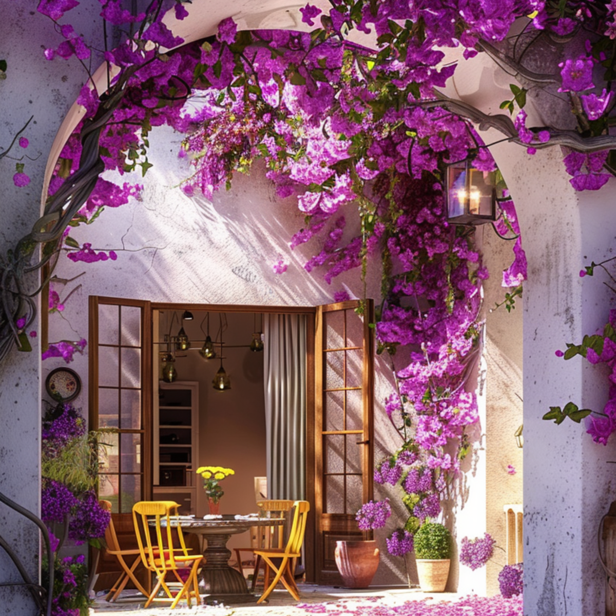 Bougainvillier - Set de 2 - Bougainvillea 'Alexandra' - Hauteur 50-60cm - ⌀17cm