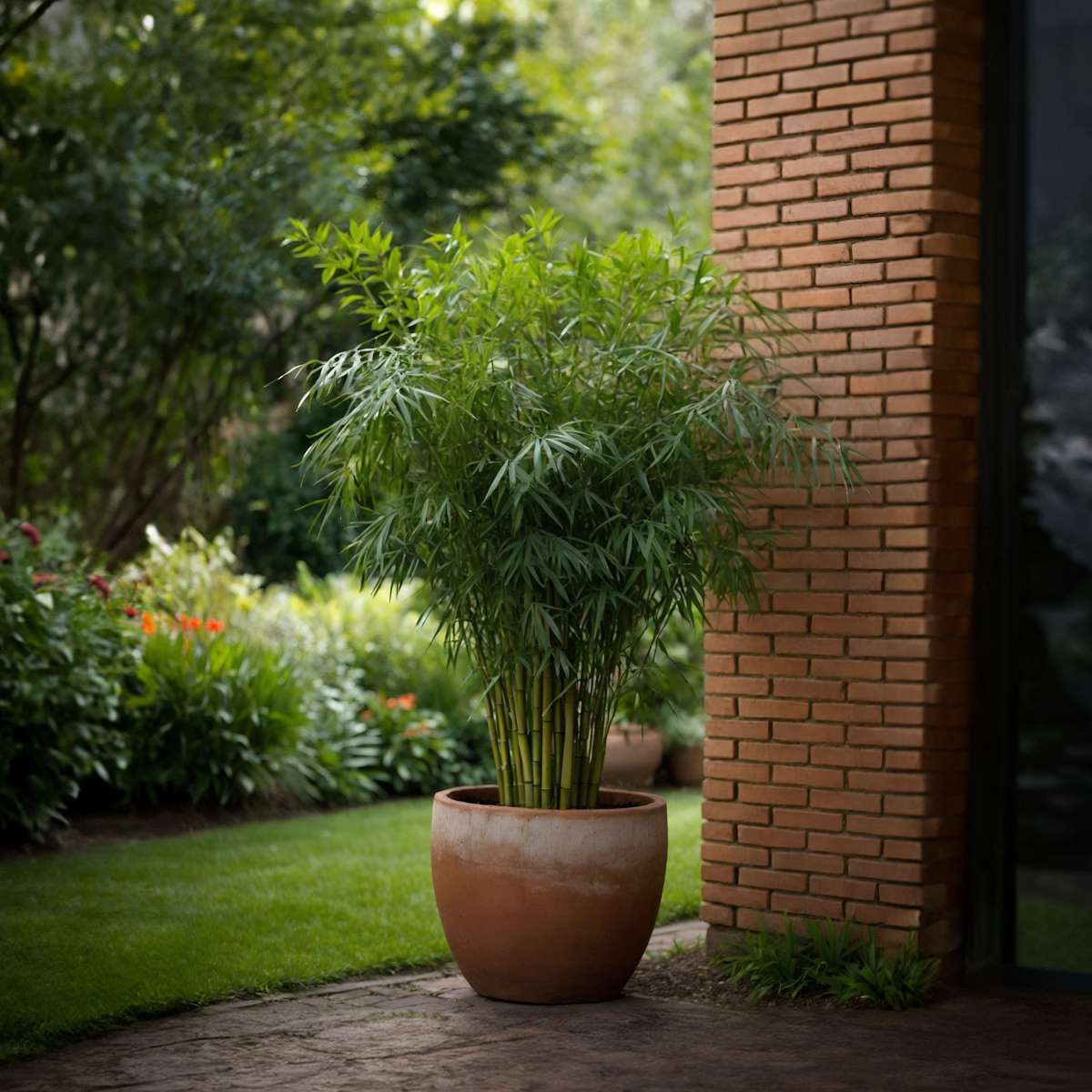 Dragonhead Bamboo - 6 pcs. - Fargesia rufa - Height 25-40cm - ⌀13cm