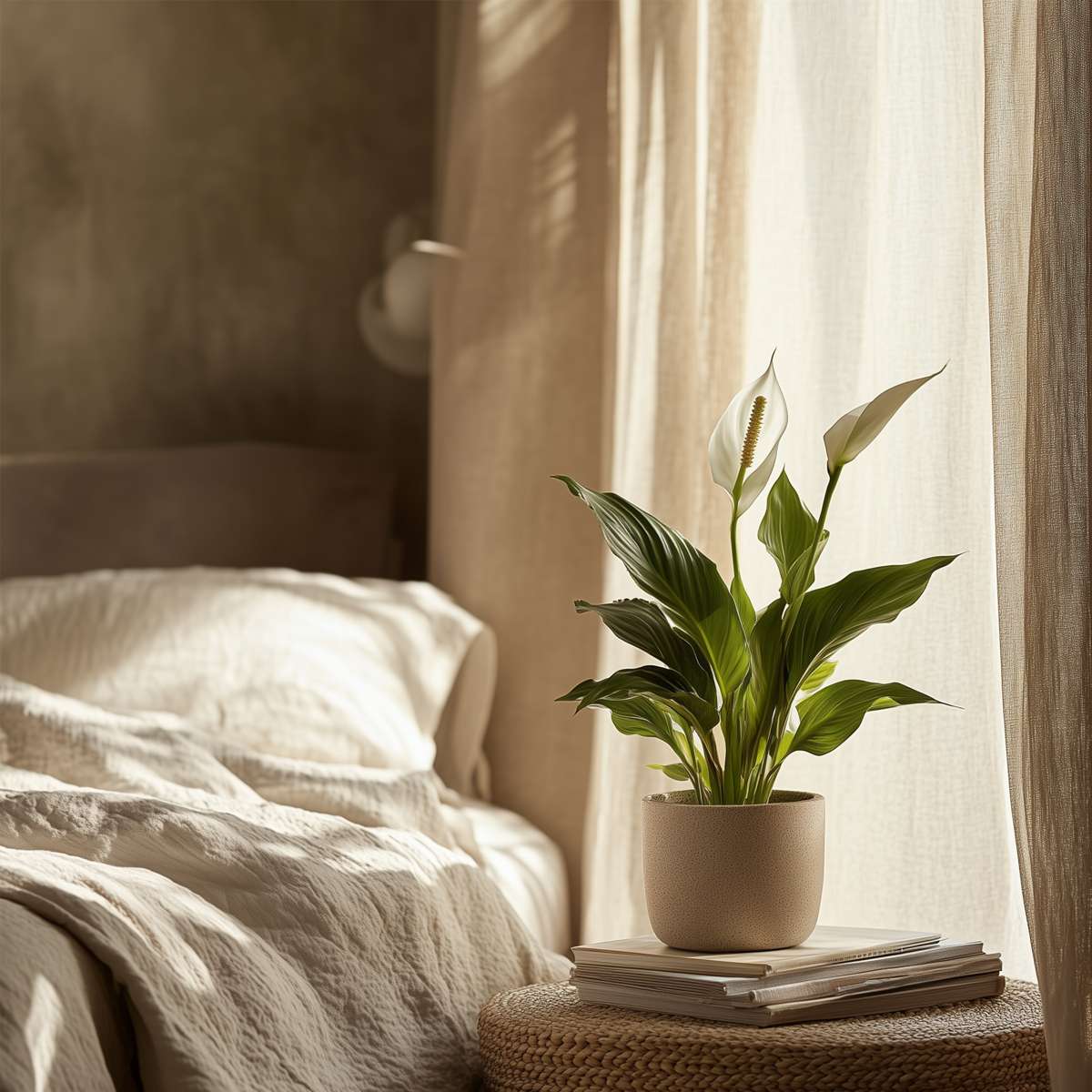 Peace lilly - 2 pcs. - Spathiphyllum 'Lima' - Height 60-75cm - ⌀17cm