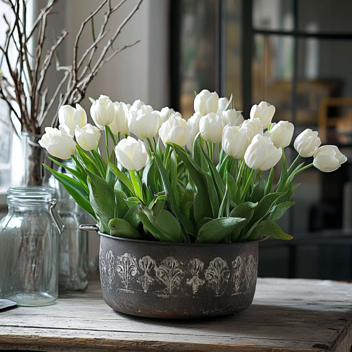 Tulipe - Set de 21 - Tulipa 'Northcap' - Bulbes à fleurs - Jaune - TD Plantz