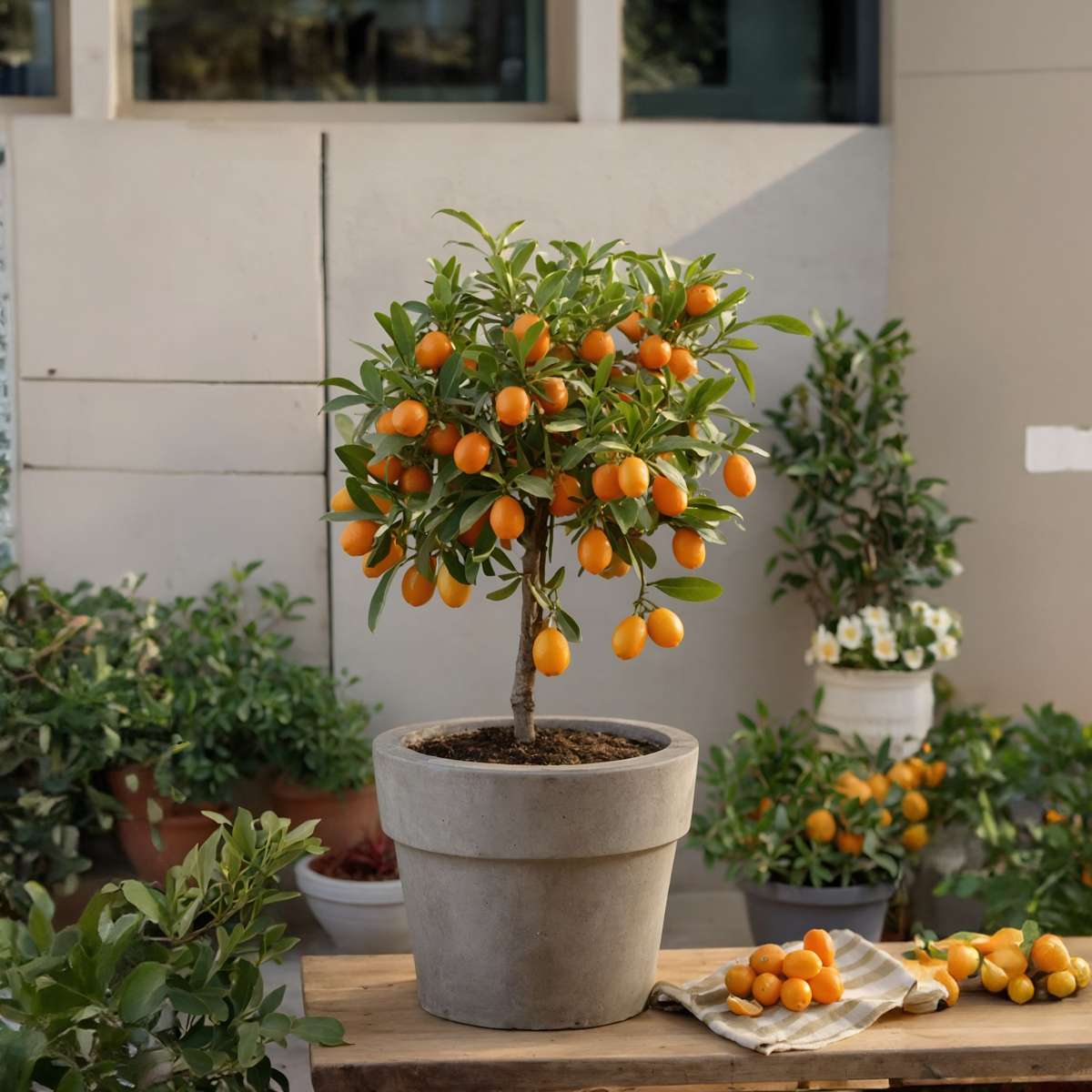 Citronnier - Citrus microcarpa fortunella 'Kumquat' - Hauteur 50-60cm - ⌀19cm