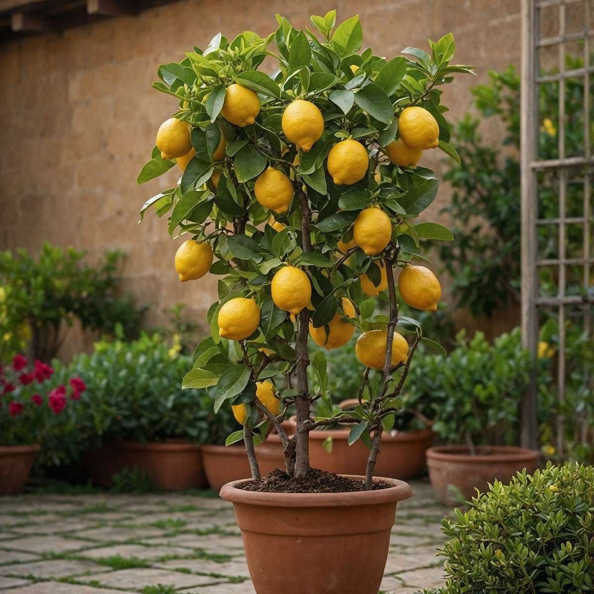 Citronnier - Citrus limon - Hauteur 40-45cm - ⌀14cm - TD Plantz