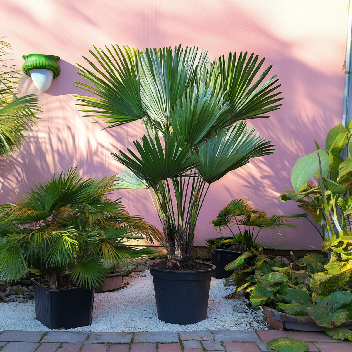 Palmier nain - Chamaerops 'Vulcano' - Hauteur 45-55cm - ⌀24cm - TD Plantz