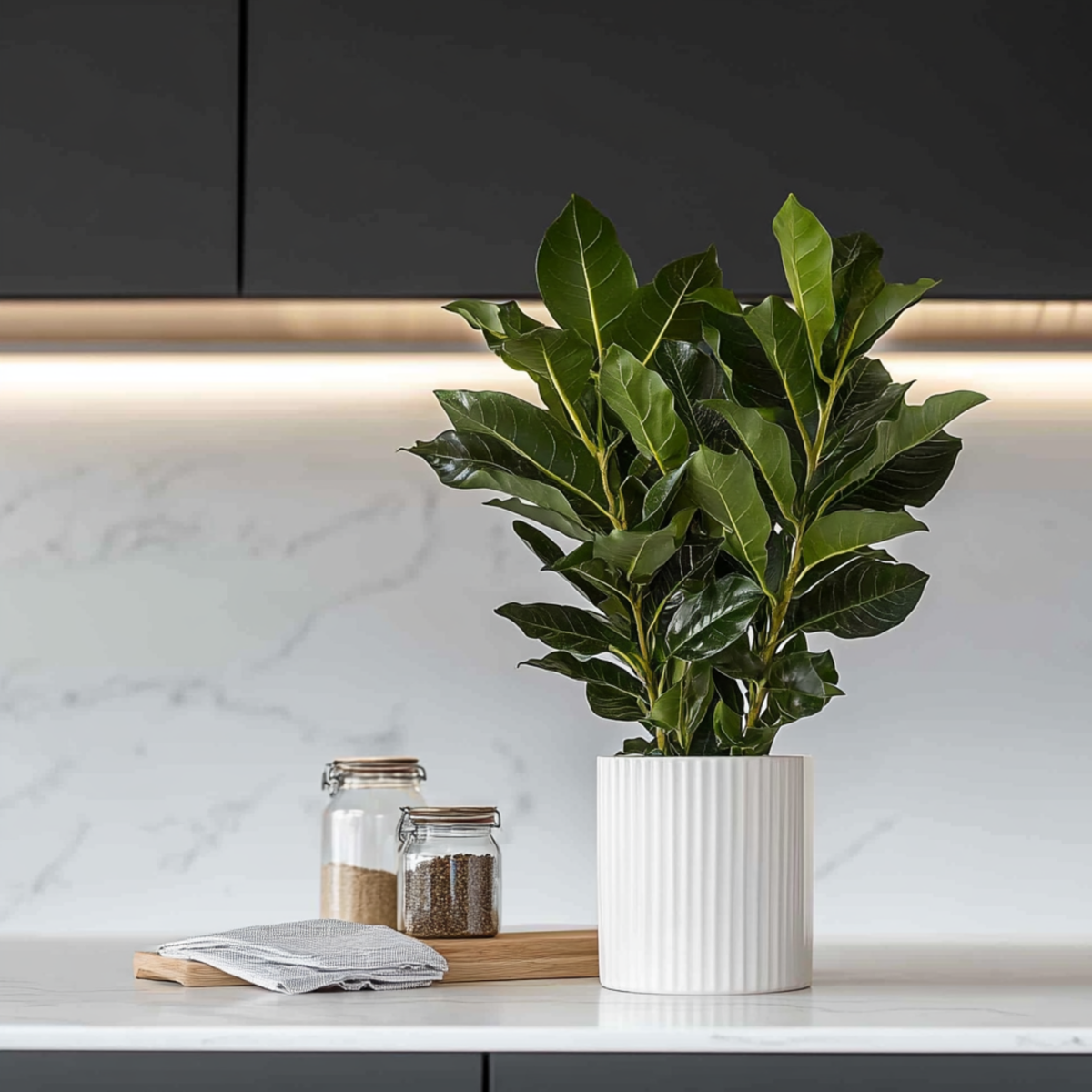 Laurier noble - Set de 2 - Laurus nobilis - Hauteur 30-40cm - ⌀14cm
