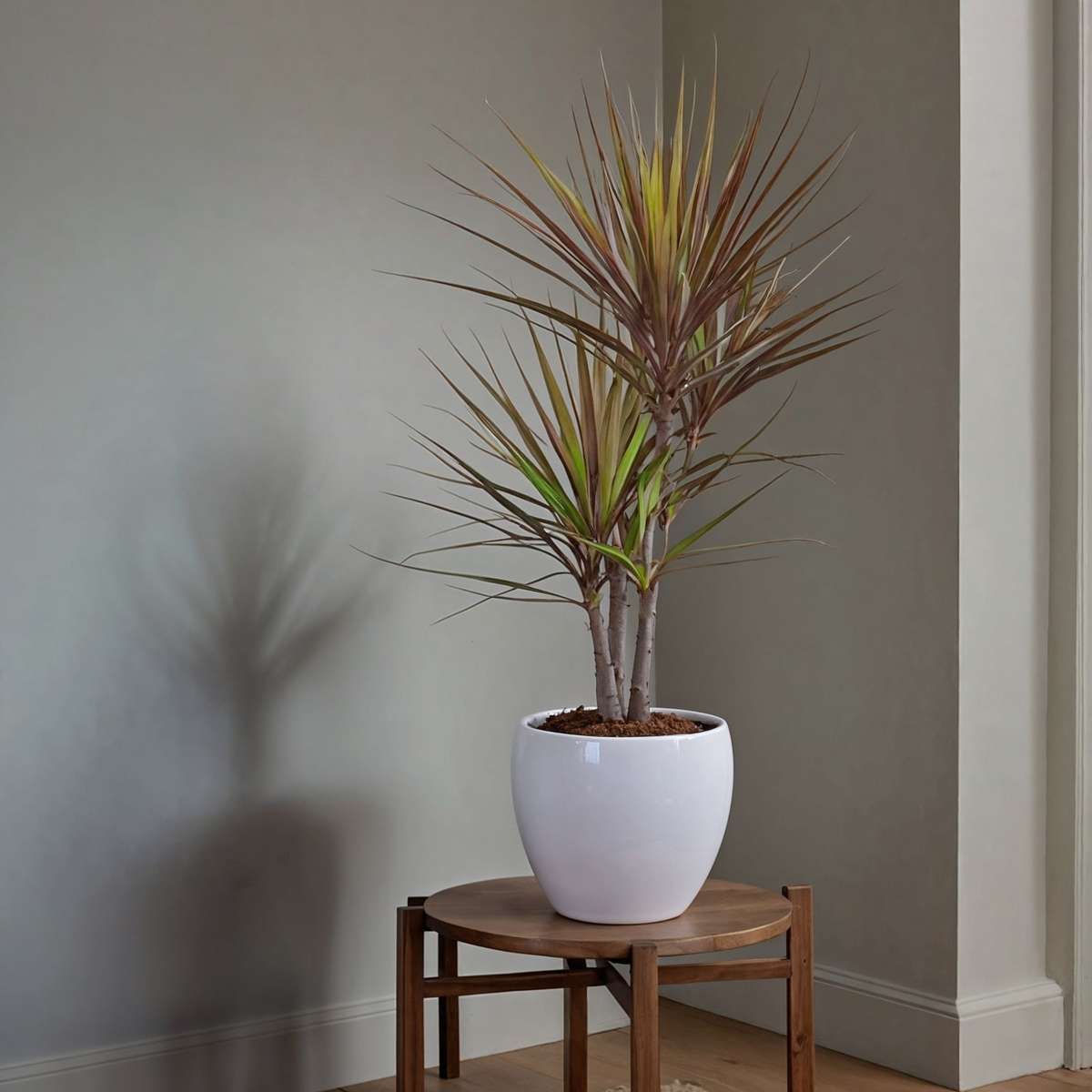 Dragonnier - Set de 2 - Dracaena marginata 'Magenta' - Hauteur 70-80cm - ⌀17cm