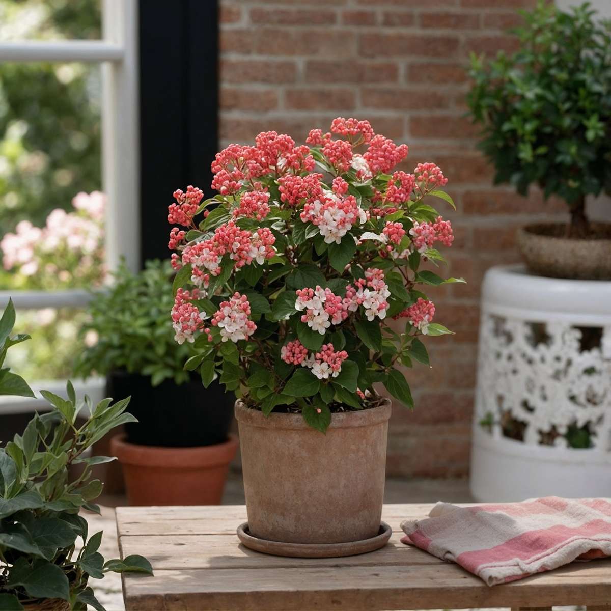 Laurustine - 2 pcs. - Viburnum tinus - Height 25-40cm - ⌀17cm