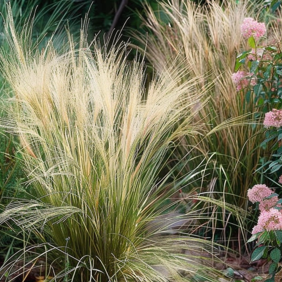 Herbe à plumes - Pennisetum 'Stipa' - Hauteur 40-60cm - ⌀23cm