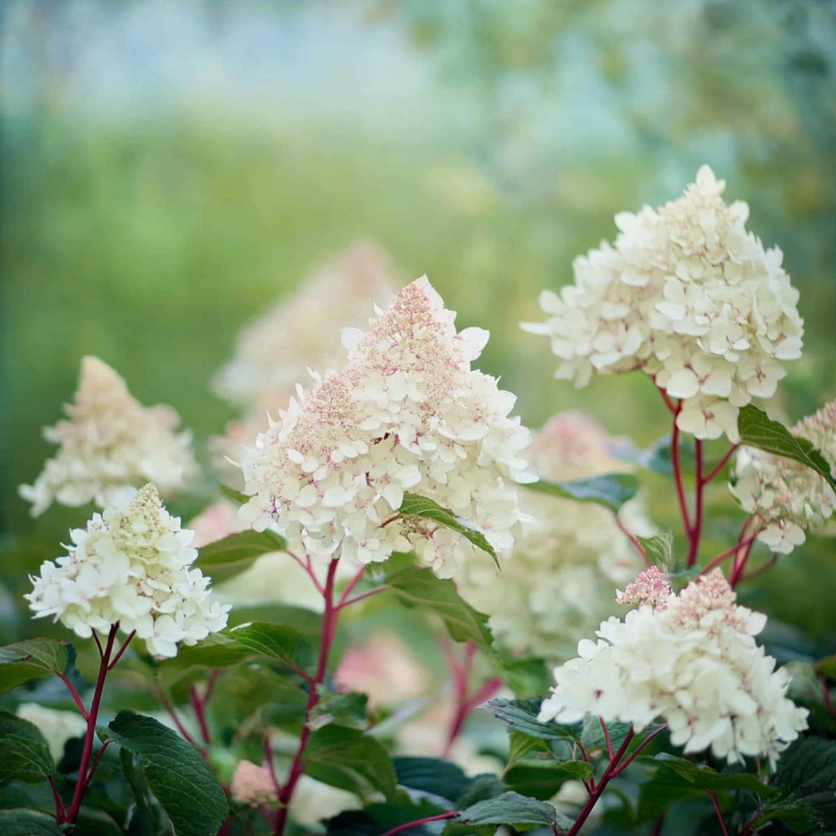 Hortensia - Set de 2 - Hydrangea paniculata 'Early Harry' - H25-40cm - ⌀19cm