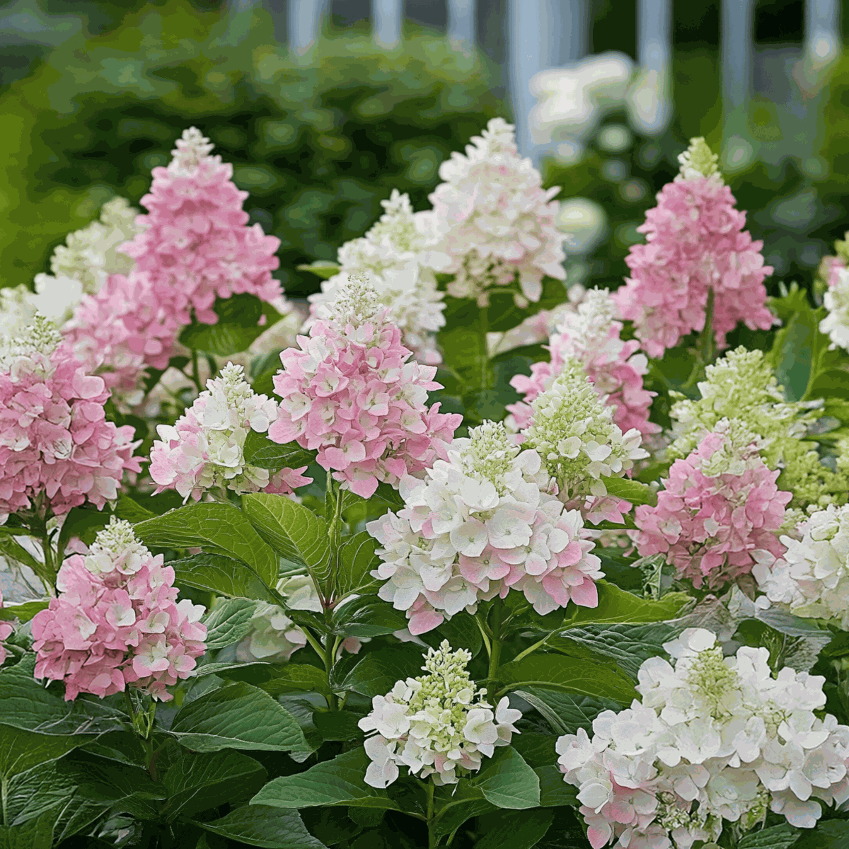 Hortensia - Set de 4 - Hydrangea paniculata 'Pinky Winky' - H25-40cm - ⌀19cm