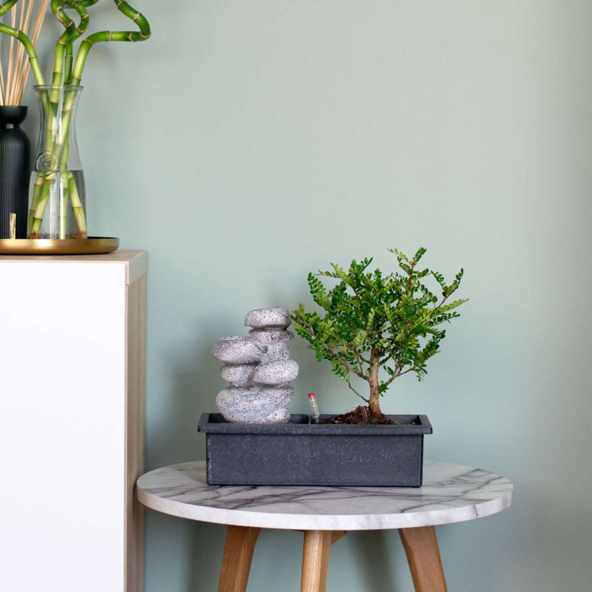 Waterval Stones - 2 pcs. - Bonsai - Height 25-35cm - ⌀29cm