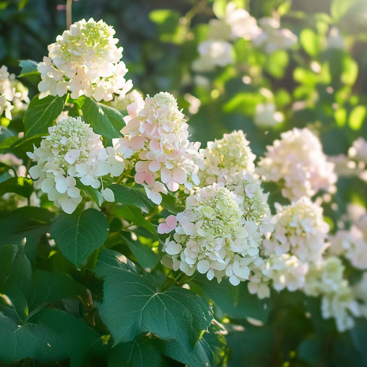 Hortensia - Set de 3 - Hydrangea paniculata 'Phantom' - Hauteur 25-40cm - ⌀9cm