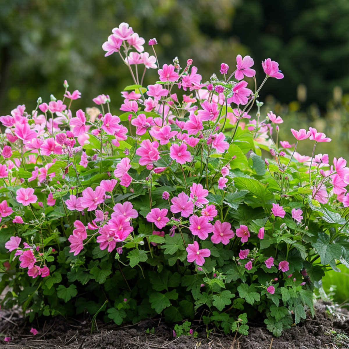 Mauve du Cap - Set de 3 - Anisodontea capensis 'El Rayo' - H25-40cm - ⌀9cm - TD Plantz