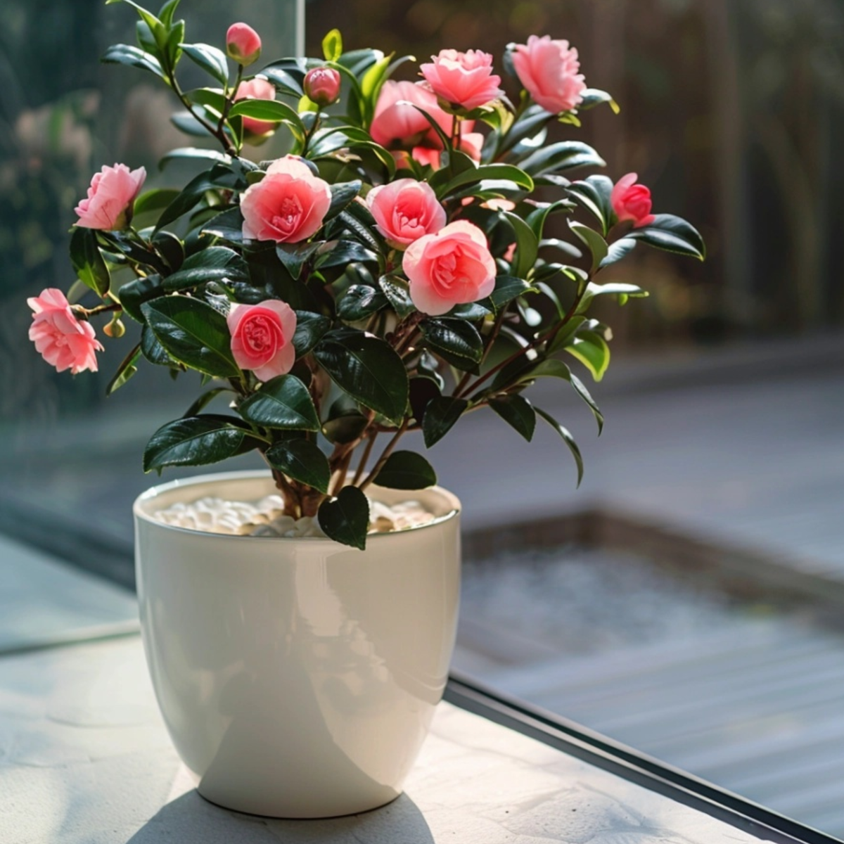 Camélia - Camellia japonica 'Dr. King' - Hauteur 50-60cm - ⌀15cm