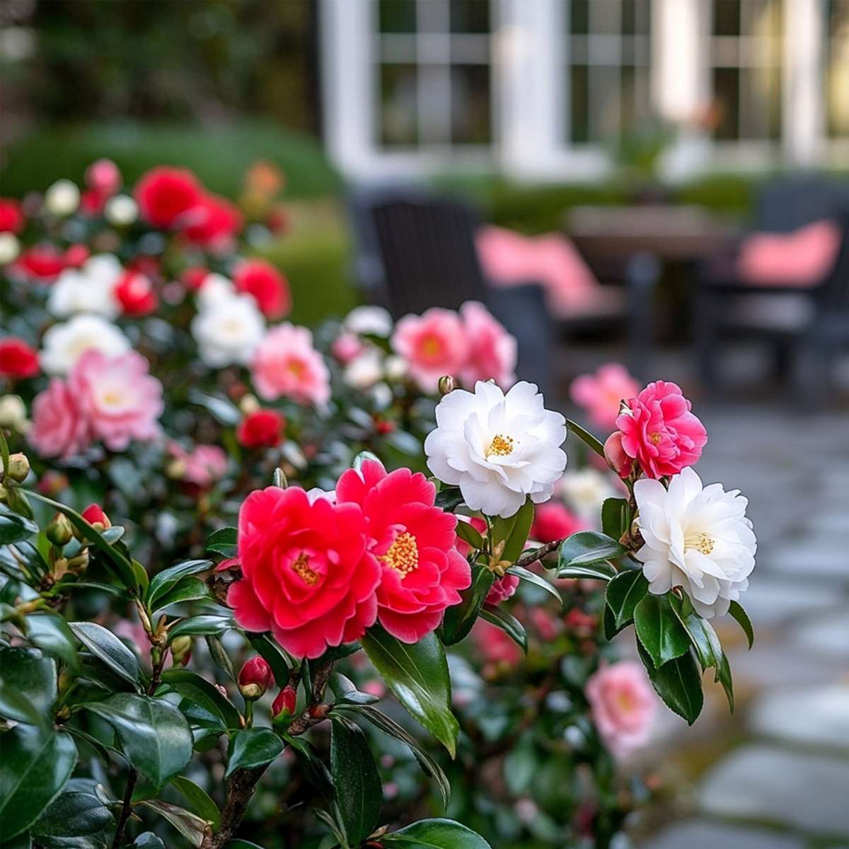 Camélia - Set de 3 - Camellia japonica - Hauteur 25-40cm - ⌀9cm - TD Plantz