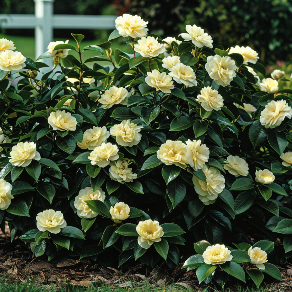 Camélia - Set de 2 - Camellia japonica 'Brush Field' - Hauteur 50-60cm - ⌀15cm