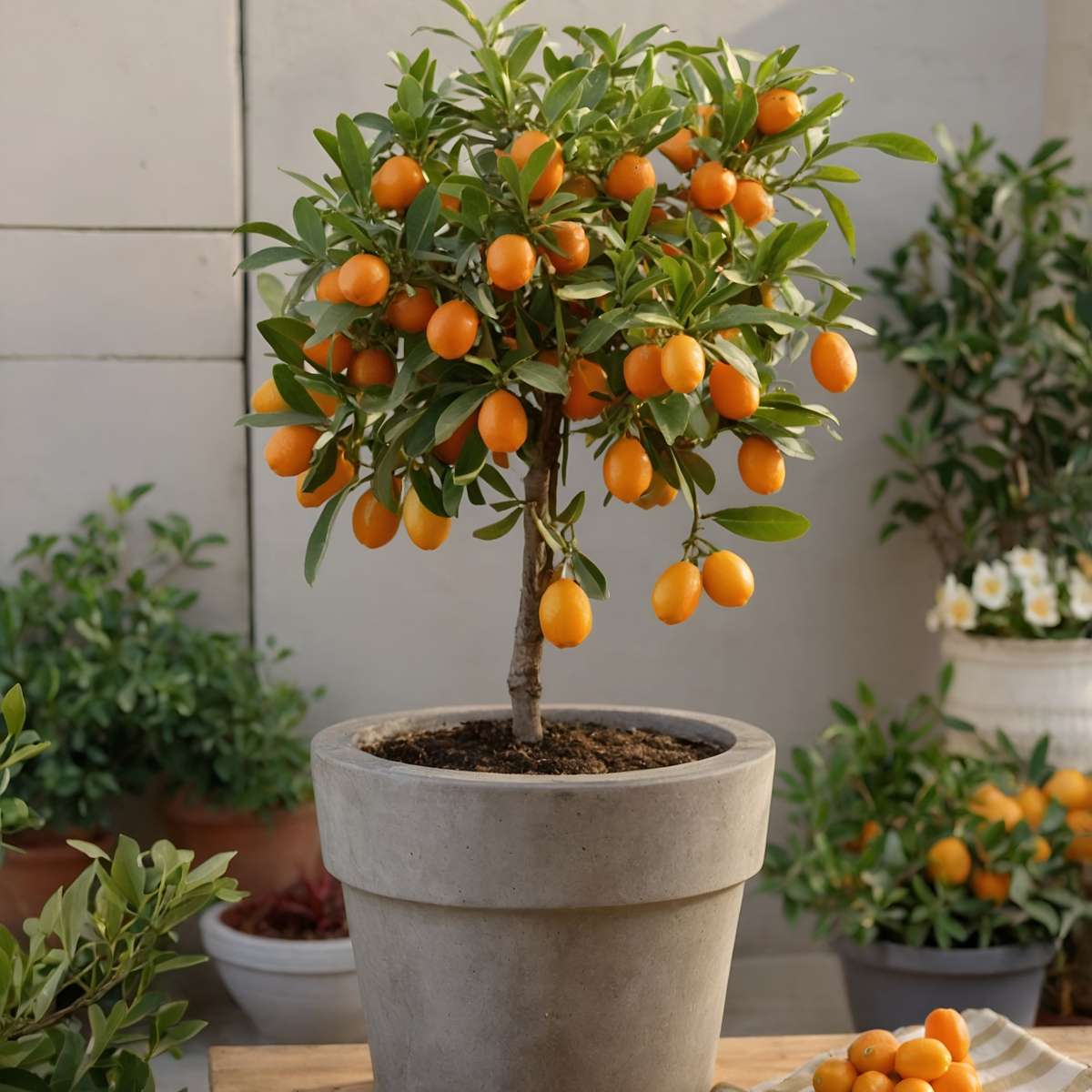 Mélange de citrons - Set de 3 - Citrus limon - Hauteur 25-40cm - ⌀9cm