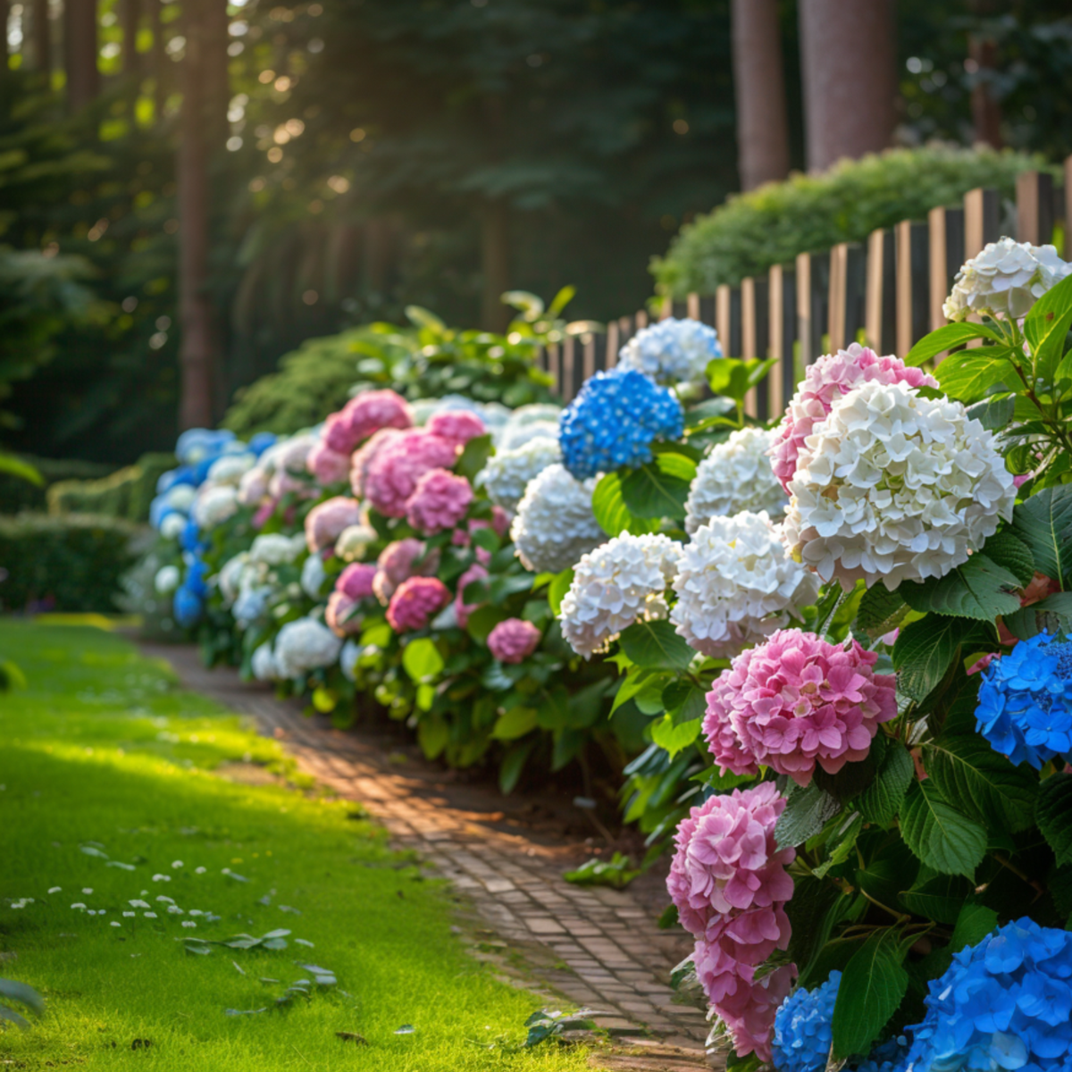 Hortensia - Set de 3 - Hydrangea macrophylla - Hauteur 25-40cm - ⌀9cm