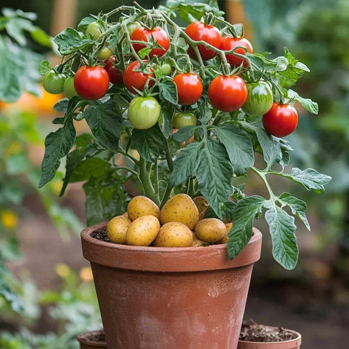Tomate-pomme de terre - Solanum 'Tomtato' - Hauteur 25-40cm - ⌀10,5cm