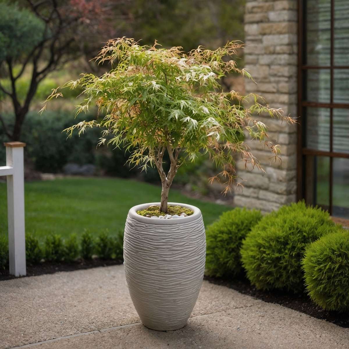 Japanese maple - 2 pcs. - Acer 'Ukigumo', Acer 'Taylor' - Height 35-55cm - ⌀15cm