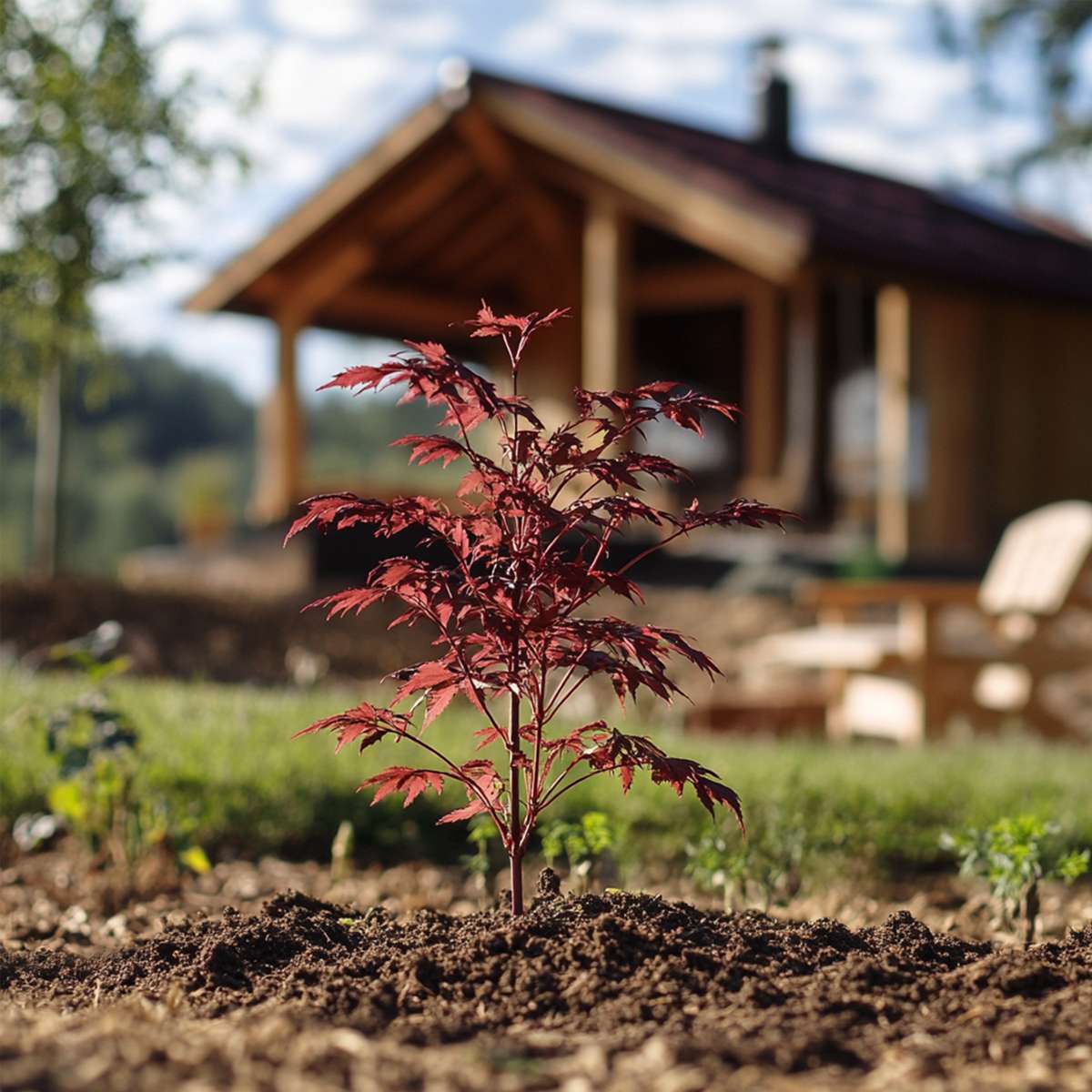 Japanese maple - Acer palmatum 'Atropurpureum' - Height 25-40cm - ⌀10,5cm