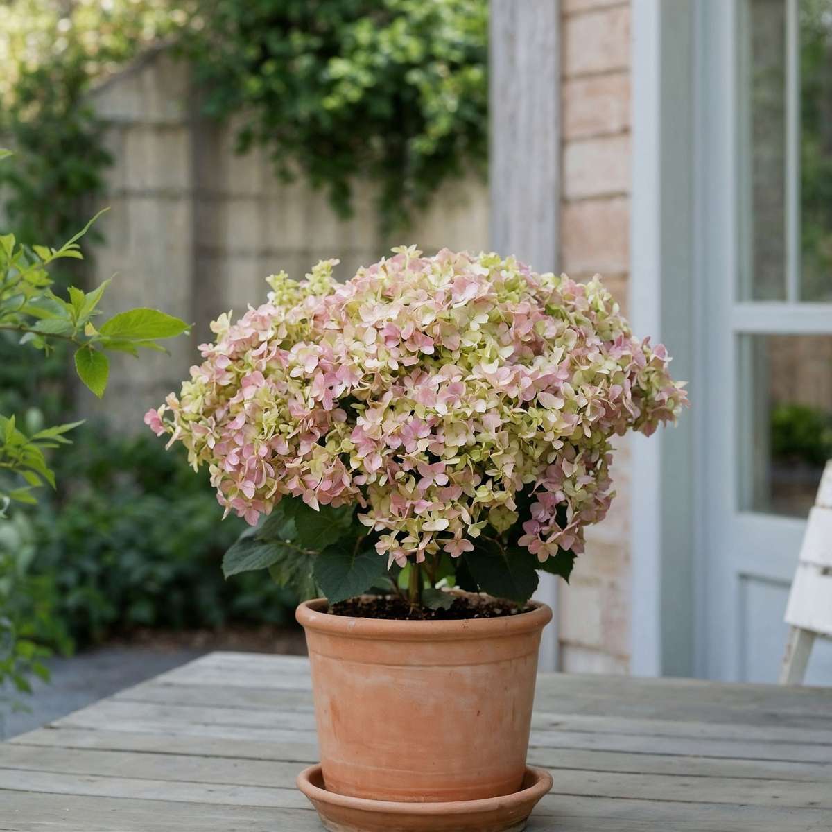 Hortensia - Hydrangea paniculata '(S)witch Ophelia' - Hauteur 30-40cm - ⌀19cm