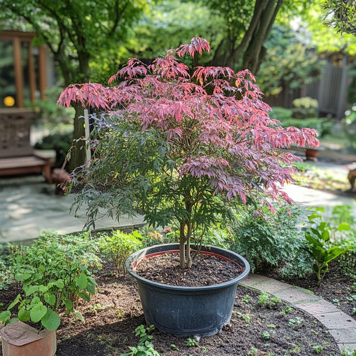 Japanese maple - Acer palmatum 'Inaba-shidare' - Height 30-40cm - ⌀13cm