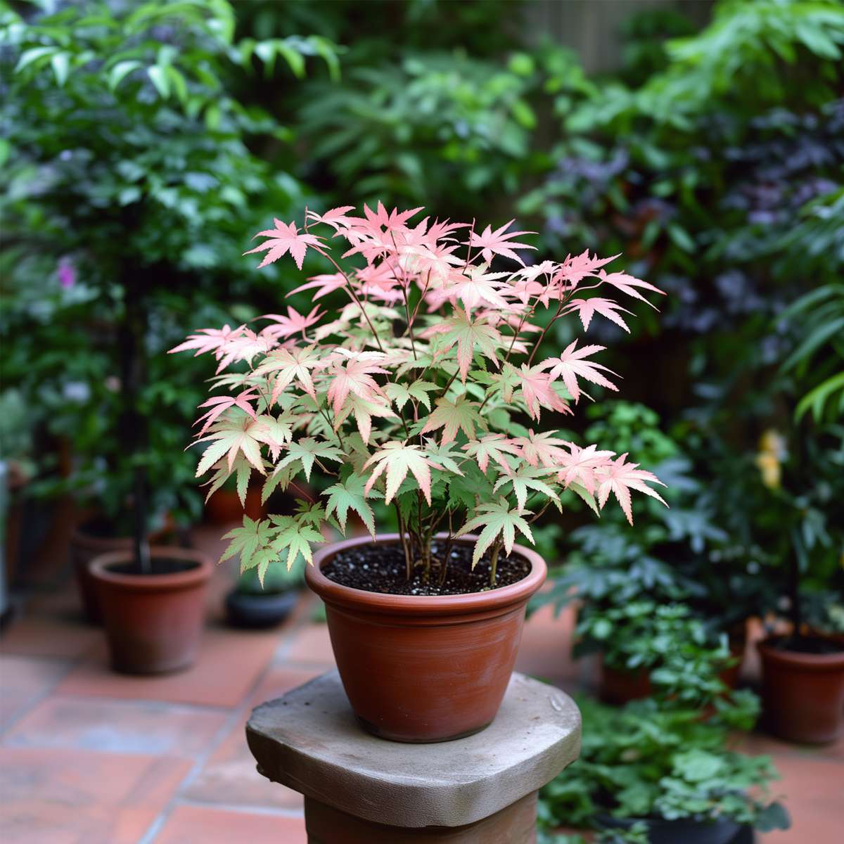 Japanese maple - Acer palmatum 'Taylor' - Height 50-60cm - ⌀19cm