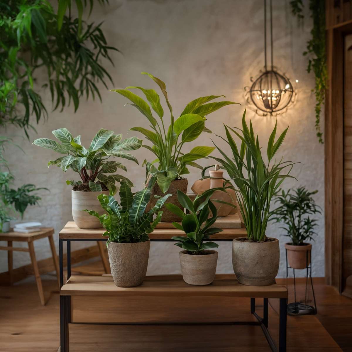 Air Purifying Mix - 5 pcs. - Houseplants - Height 25-40cm - ⌀12cm