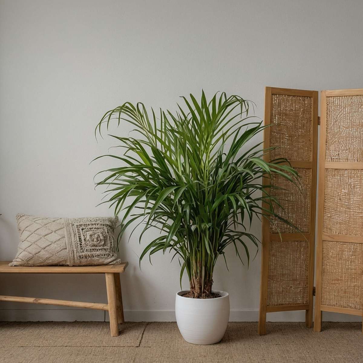 Palmiers d'intérieur - Set de 2 - Chamaedorea, Dypsis - Hauteur 50-70cm - ⌀17cm