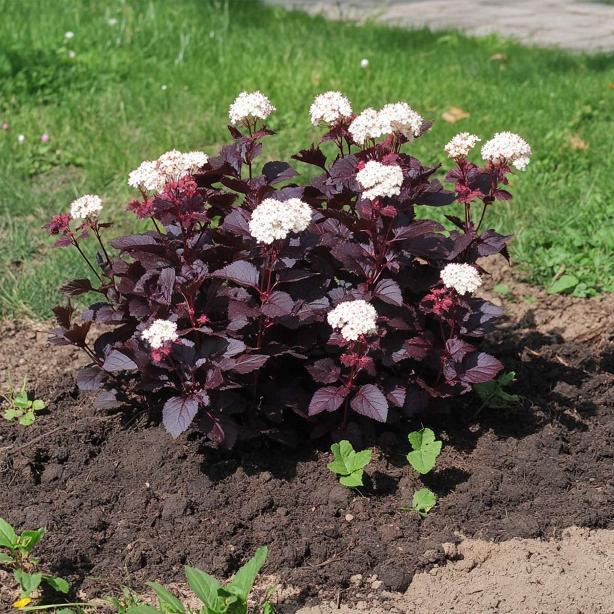 Physocarpe - Set de 4 - Physocarpus 'Lady in Red' - Hauteur 30-40cm - ⌀17cm