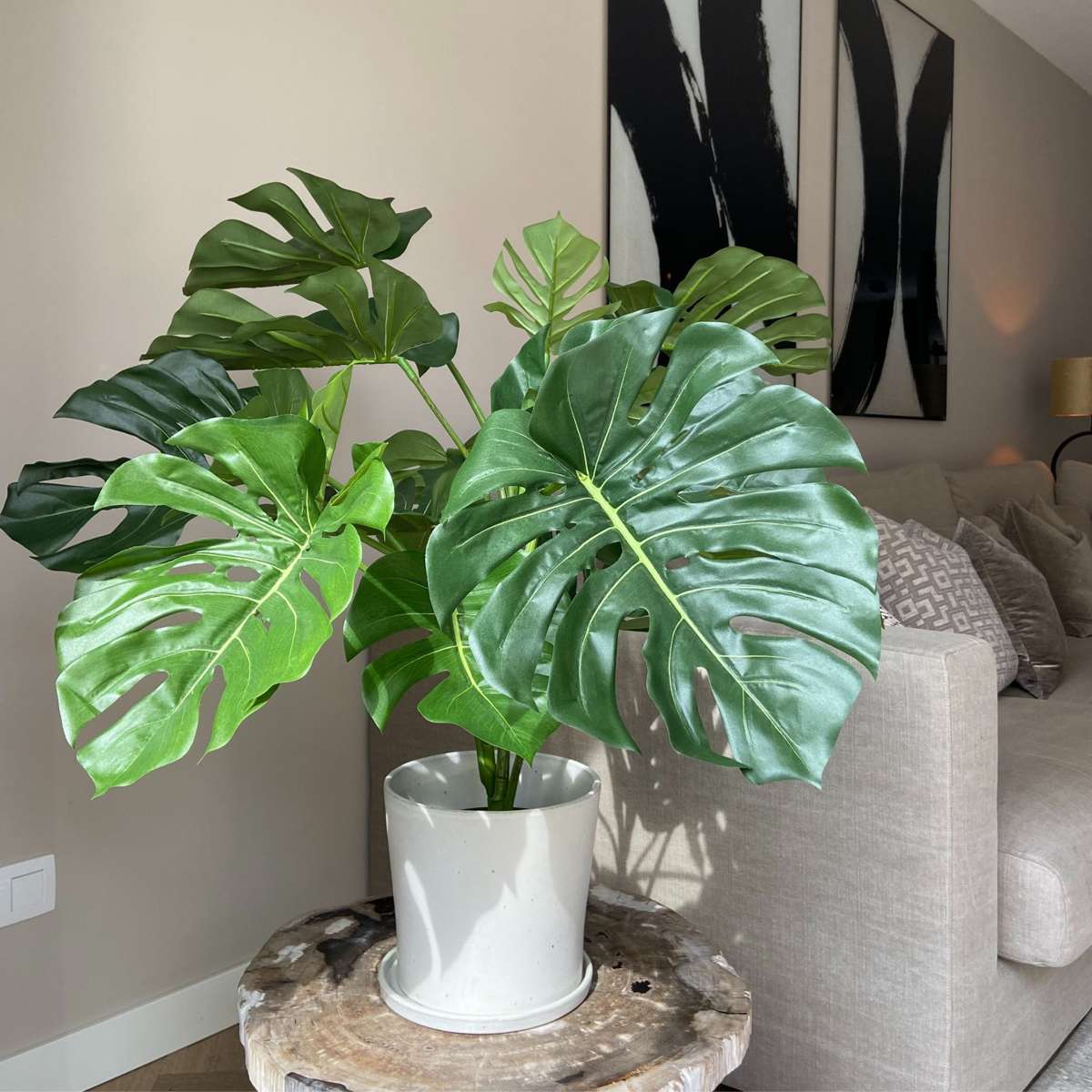 Monstera artificiel - Hauteur 85cm