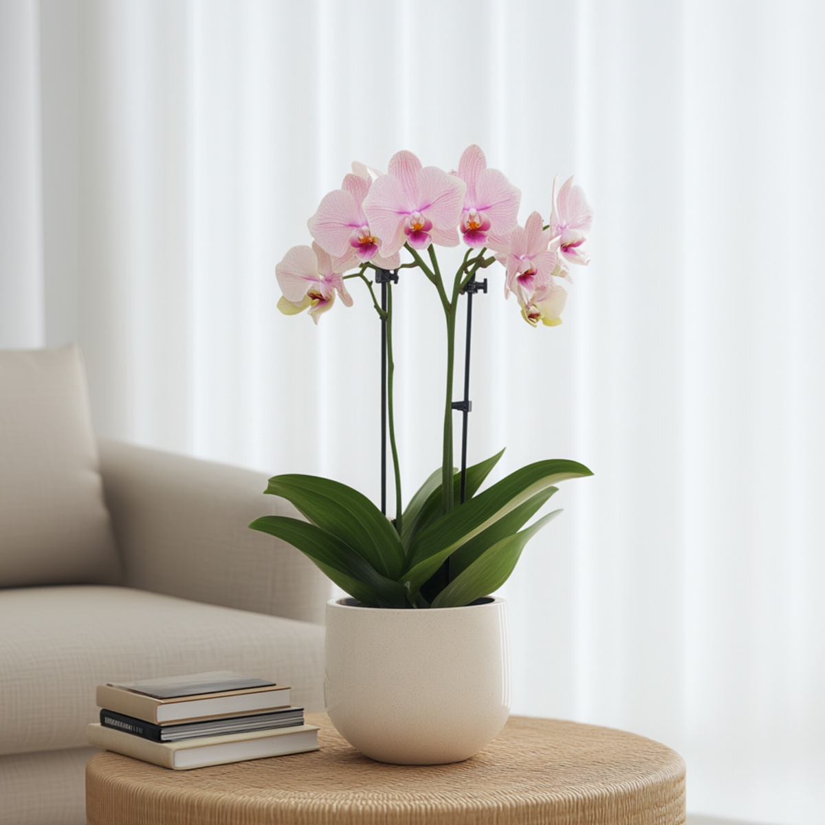 Orchidée papillon - Phalaenopsis Multiflora - Hauteur 35-45cm - ⌀12cm