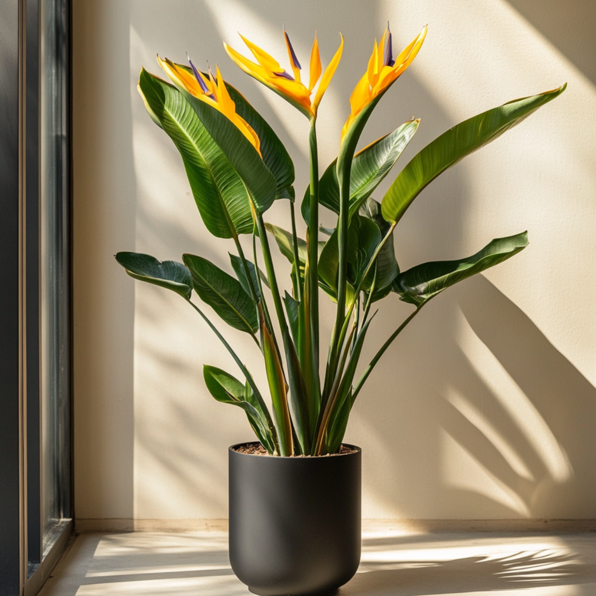 Oiseau de paradis - Strelitzia reginea - Hauteur 80-100cm - ⌀27cm