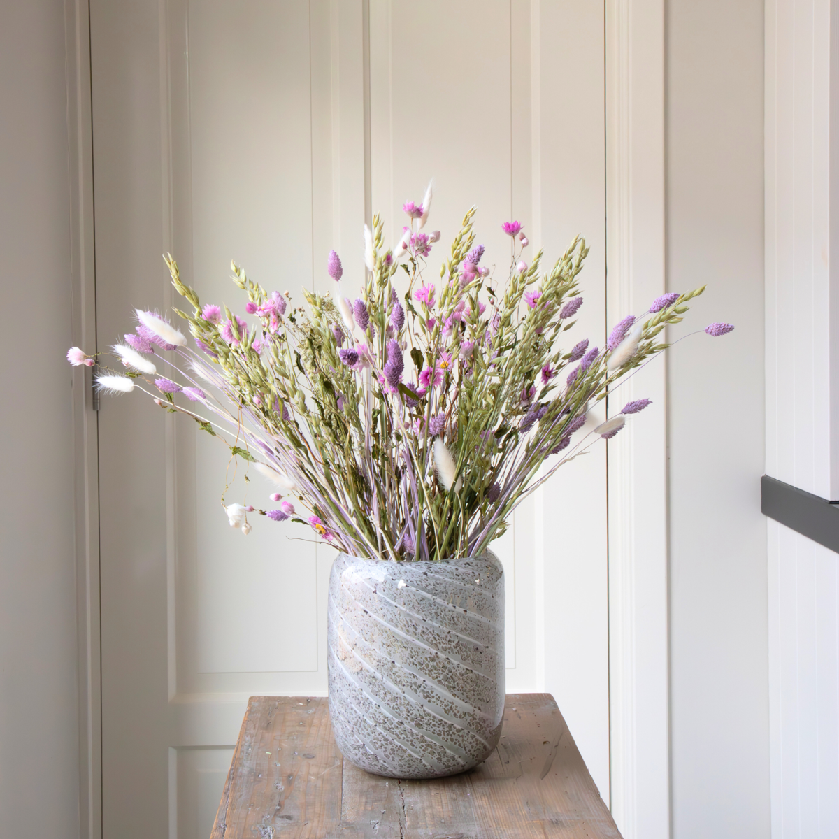 Fleurs séchées - Bouquet 'Trendy Pastel Palette'
