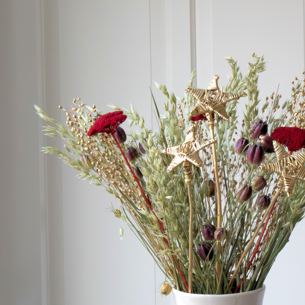 Fleurs séchées - Bouquet 'Trendy Lumi'