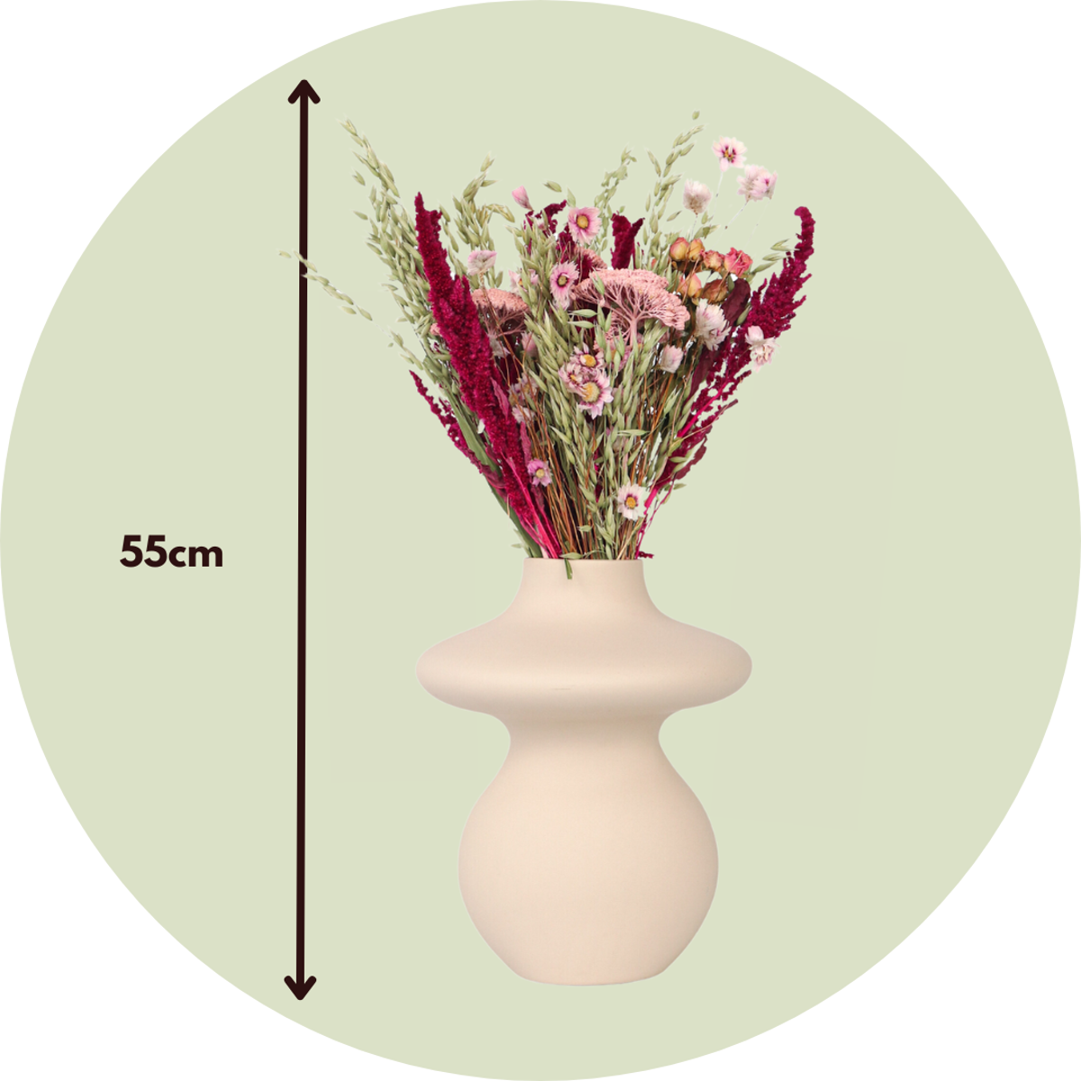 Fleurs séchées - Bouquet 'Trendy Lucky Love' - TD Plantz
