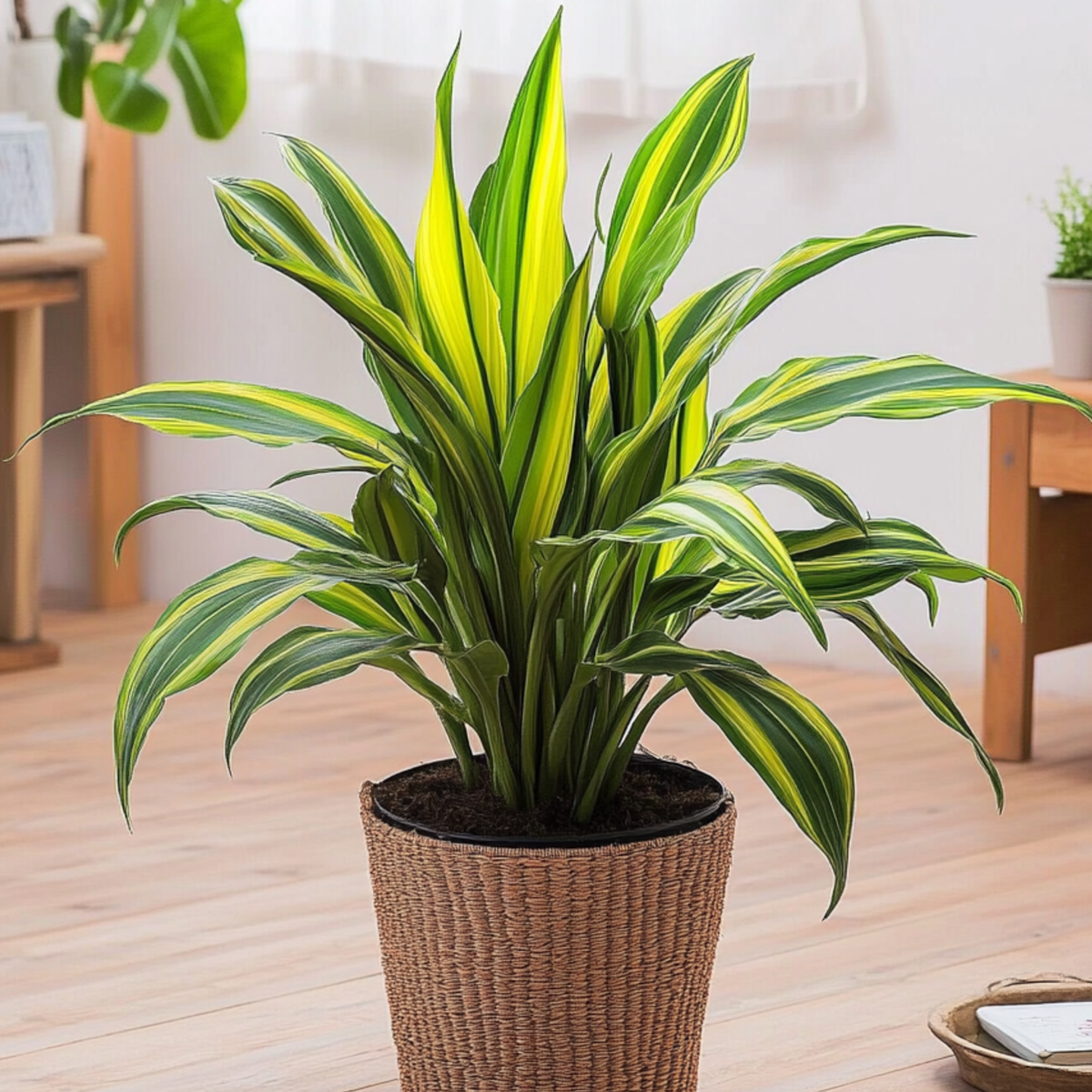 Corn plant - Dracaena fragrans 'Charley' - Height 100-110cm - ⌀24cm