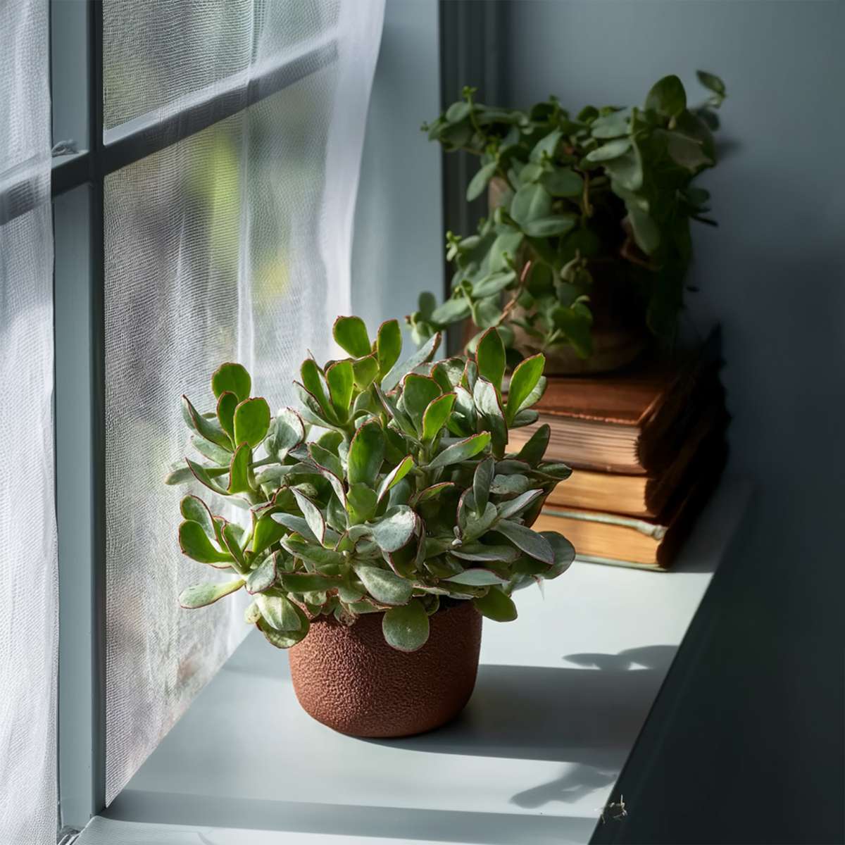 Plante de jade - Crassula arborescens 'Curly' - Hauteur 15-25 cm - Pot 12 cm