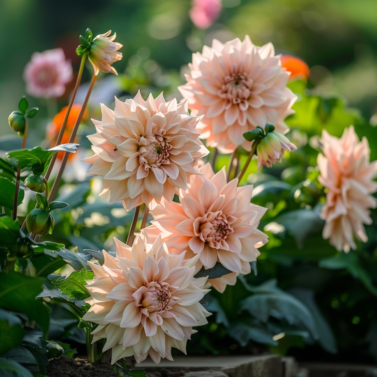 Dahlia tubers - 3 pcs. - Dahlia 'Café au Lait' - Flower Bulbs
