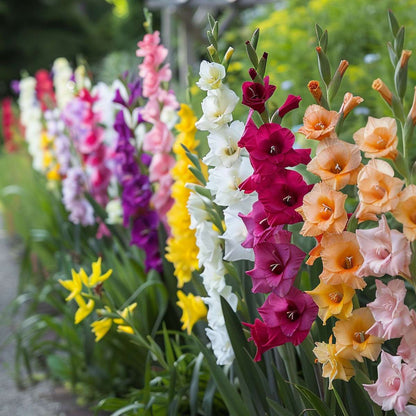Glaïeul - Set de 60 - Gladiolus Mix - Bulbes à fleurs