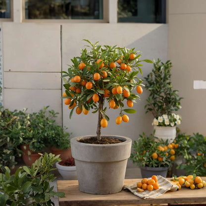 Citronnier - Citrus microcarpa fortunella 'Kumquat' - Hauteur 50-60cm - ⌀19cm