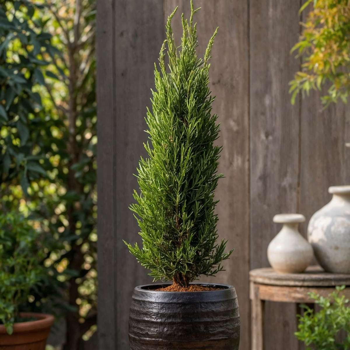 Cyprès toujours vert - Set de 2 - Cupressus sempervirens - H70-80cm - ⌀19cm