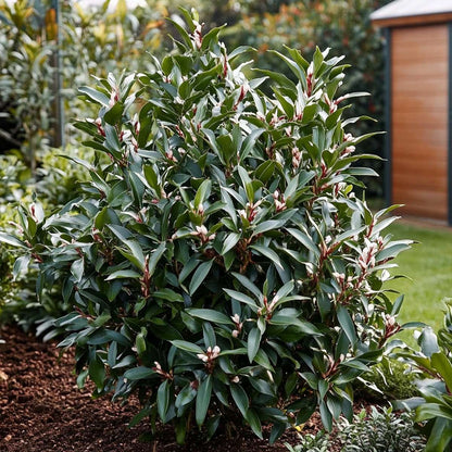 Sarcocoque confus - Set de 4 - Sarcococca 'Confusa' - Hauteur 30-40cm - ⌀17cm