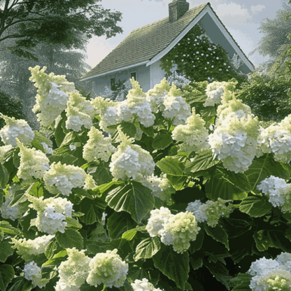 Hortensia - Set de 2 - Hydrangea 'Ice Crystal' - Hauteur 25-40cm - ⌀19cm