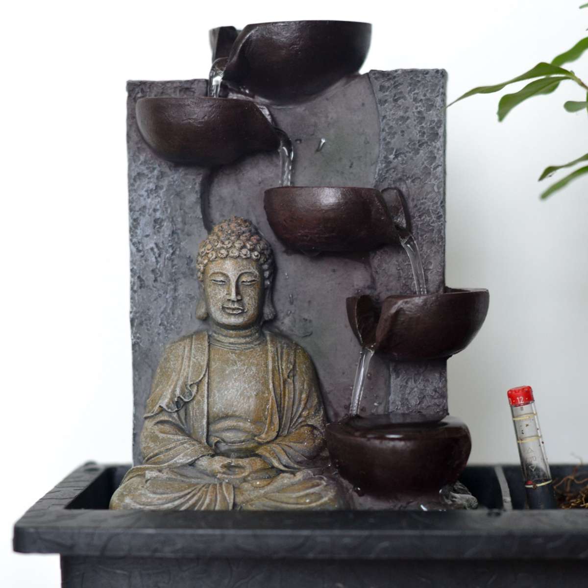 Waterval Buddha - Bonsai - Height 25-35cm - ⌀29cm