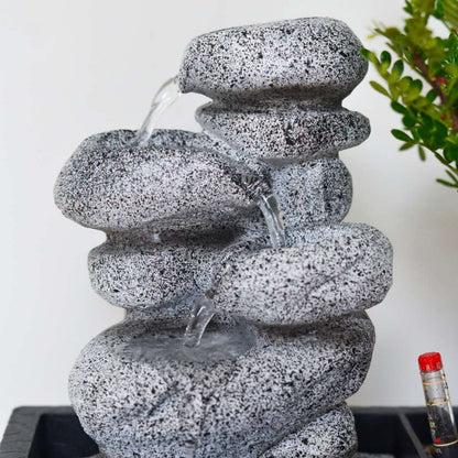 Waterval Stones - 2 pcs. - Bonsai - Height 25-35cm - ⌀29cm